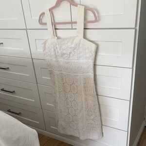 Tory Burch Trixie white crochet Dress never worn